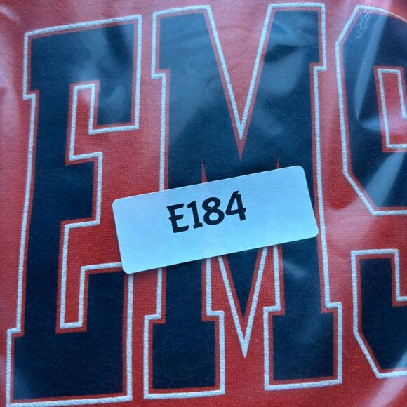 Soffe Clemson Tigers Orange Hoodie Screen Print Sweatshirt NCAA Large E184 - Picture 8 of 8